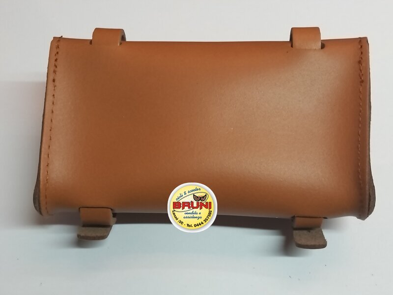 Mono borsa professionale in cuoio per bici - Bambulè - la bottega del cuoio Mono borsa professionale in cuoio per bici - Bambulè - la bottega del cuoio