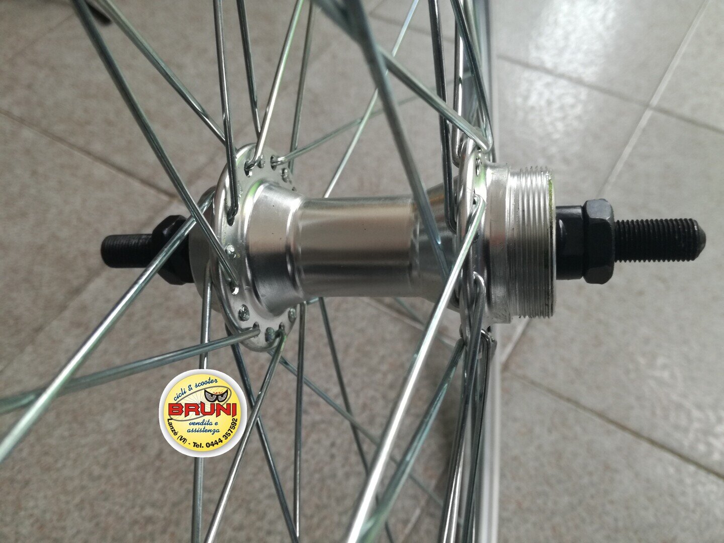 Coppia Ruote 28" Beretta Alluminio Nero Con Sgancio Rapido Per City Bike